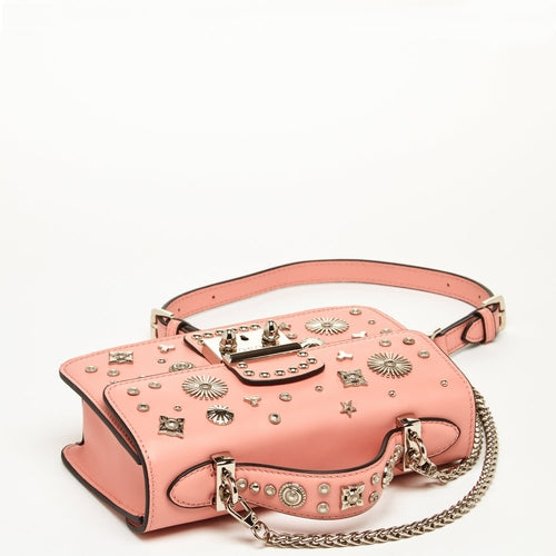 Pink Purse Small Leather Crossbody Bag Women's Handbag