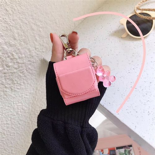 3D Cherry AirPods Case Crystal bear airpods pro case